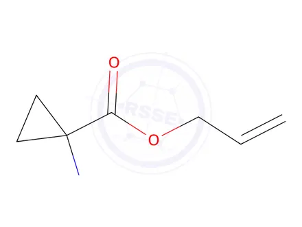 Chemical structure of Cyclopropanecarboxylic acid, 1-amino-, 2-propen-1-yl ester
