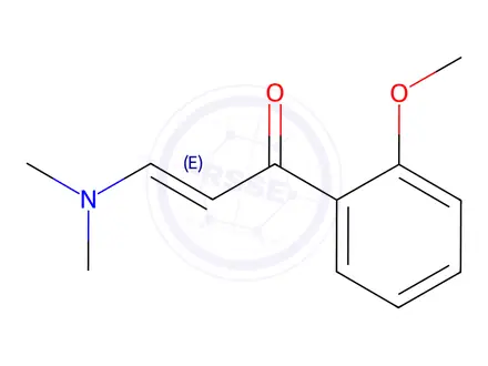 Chemical structure of (E)-3-(Dimethylamino)-1-(2-methoxyphenyl)prop-2-en-1-one