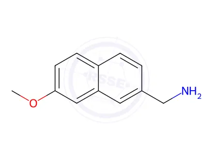 Chemical structure of (7-Methoxynaphthalen-2-yl)methanamine