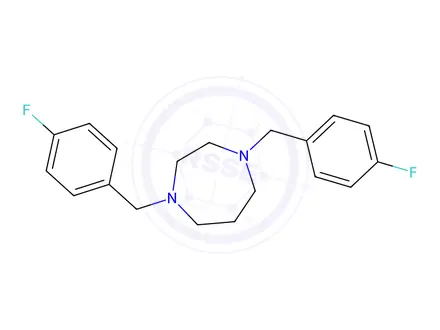 Chemical structure of 1,4-Bis(4-fluorobenzyl)-1,4-diazepane
