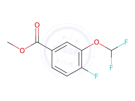 Chemical structure of Methyl 3-(difluoromethoxy)-4-fluorobenzoate
