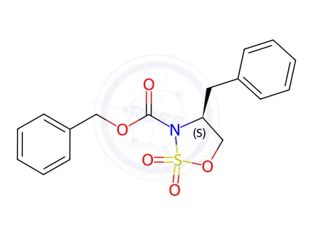 Chemical structure of Benzyl (S)-4-benzyl-1,2,3-oxathiazolidine-3-carboxylate 2,2-dioxide