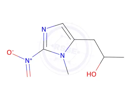 Chemical structure of α,1-Dimethyl-2-nitro-1H-imidazole-5-ethanol