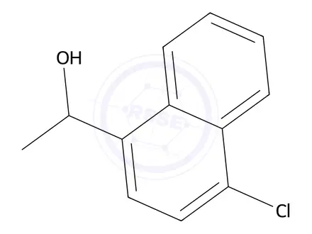 Chemical structure of 1-(4-Chloronaphthalen-1-yl)ethan-1-ol