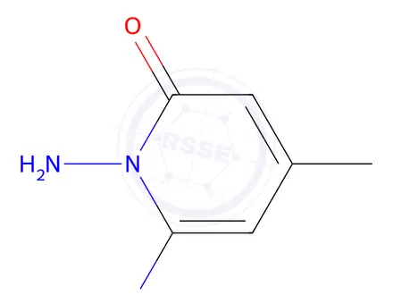 Chemical structure of 1,6-Diamino-4-methyl-1H-pyridin-2-one