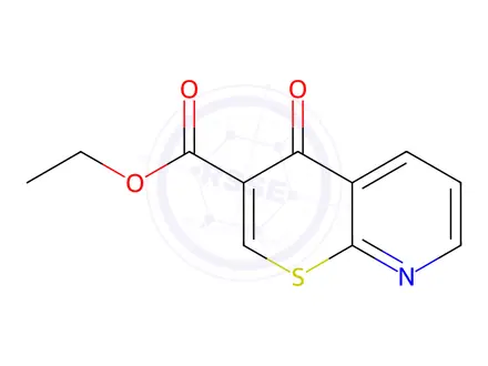 Chemical structure of Ethyl 4-oxo-4H-thiopyrano[2,3-b]pyridine-3-carboxylate