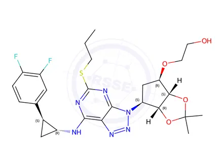 Chemical structure of Ticagrelor Impurity 40