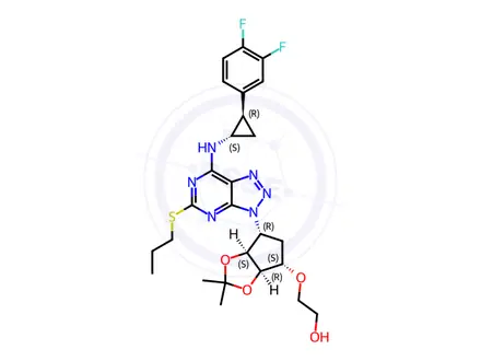 Chemical structure of Ticagrelor Impurity 527