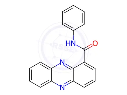 Chemical structure of N-Phenylphenazine-1-carboxamide