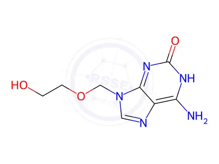 Chemical structure of Acyclovir Impurity 7