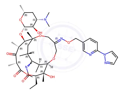 Chemical structure of Modithromycin