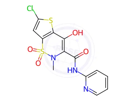 Chemical structure of Lornoxicam