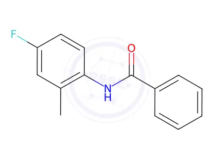 Chemical structure of N-(4-Fluoro-2-methylphenyl)benzamide