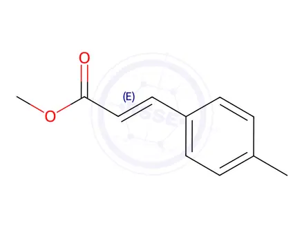 Chemical structure of 4-methyl cinnamic acid methyl ester