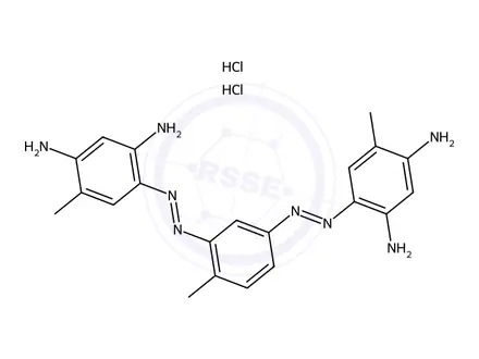 Chemical structure of Bismarck Brown R