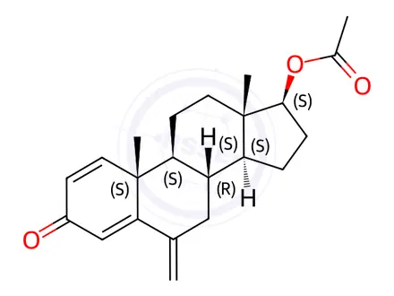 Chemical structure of Exemestane Impurity J