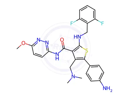 Chemical structure of Relugolix Impurity 289
