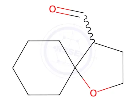 Chemical structure of 1-OXASPIRO[4.5]DECANE-4-CARBOXALDEHYDE