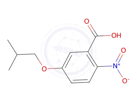 Chemical structure of 5-Isobutoxy-2-nitrobenzoic acid