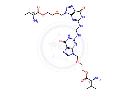 Chemical structure of Valaciclovir EP Impurity P