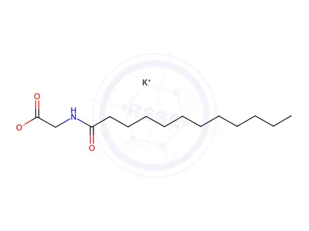 Chemical structure of Potassium Lauroyl Glycinate