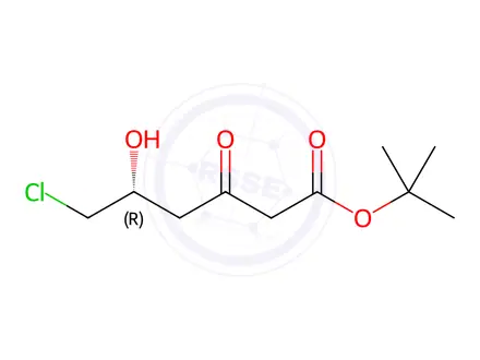 Chemical structure of (R)-tert-Butyl 6-chloro-5-hydroxy-3-oxohexanoate
