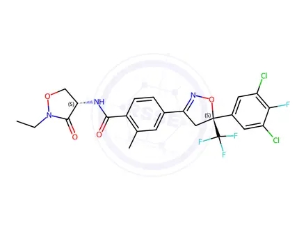 Chemical structure of Isocycloseram Impurity 3 (controlled substance)