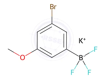 Chemical structure of Potassium (3-bromo-5-methoxyphenyl)trifluoroborate