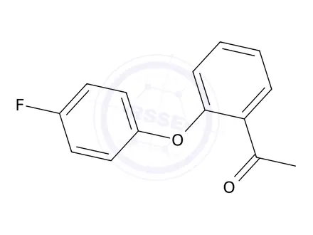 Chemical structure of 1-(2-(4-Fluorophenoxy)phenyl)ethanone