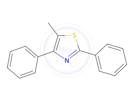 Chemical structure of 2,4-DIPHENYL-5-METHYLTHIAZOLE