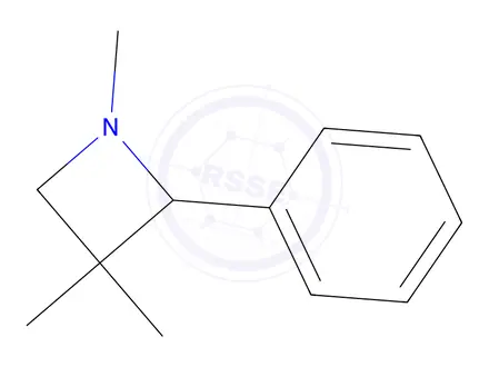 Chemical structure of 1,3,3-Trimethyl-2-phenylazetidine