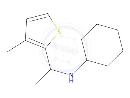 Chemical structure of n-(1-(3-Methylthiophen-2-yl)ethyl)cyclohexanamine