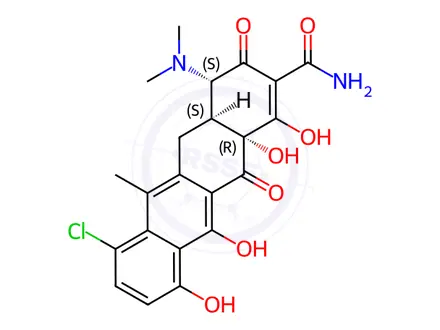 Chemical structure of Aureomycin Impurity L(EP)