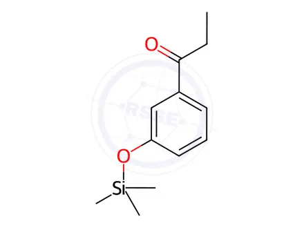 Chemical structure of 3'-[(Trimethylsilyl)oxy]propiophenone