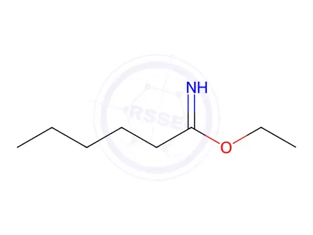 Chemical structure of Hexanimidic acid ethyl ester
