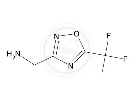 Chemical structure of (5-(Trifluoromethyl)-1,2,4-oxadiazol-3-yl)methanamine