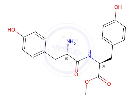 Chemical structure of tyrosyltyrosine methyl ester