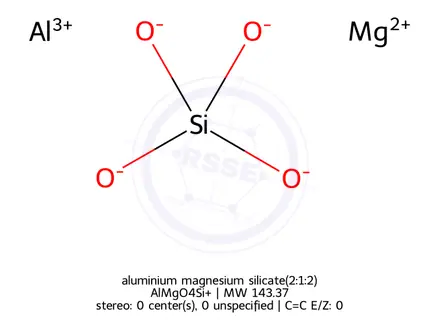 Chemical structure of VEEGUM