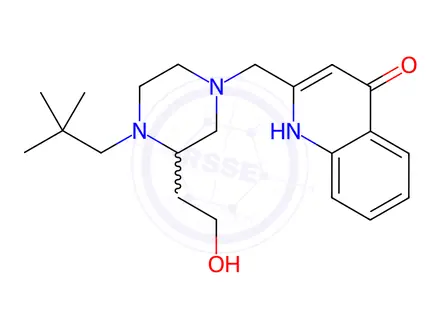 Chemical structure of Bedaquiline Fumarate Impurity 188