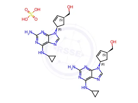 Chemical structure of Abacaviri sulfas