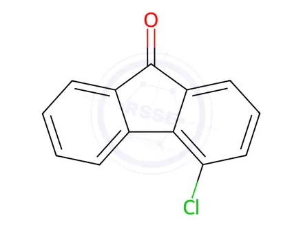 Chemical structure of 4-Chloro-9H-fluoren-9-one