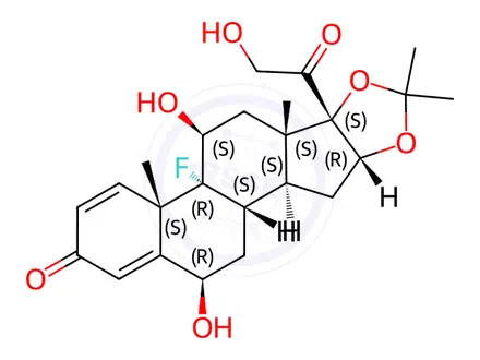 Chemical structure of Triamcinolone Acetonide Impurity 9