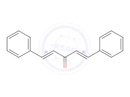 Chemical structure of trans,trans-1,5-Diphenyl-1,4-pentadien-3-one