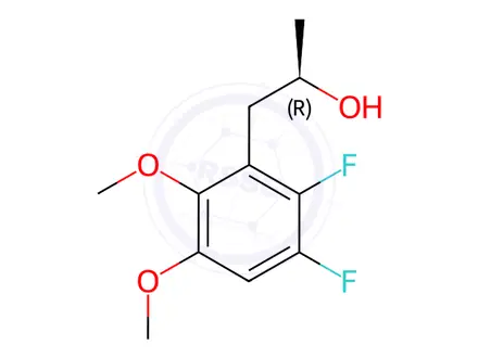 Chemical structure of (R)-1-(2,3-Difluoro-5,6-dimethoxyphenyl)propan-2-ol