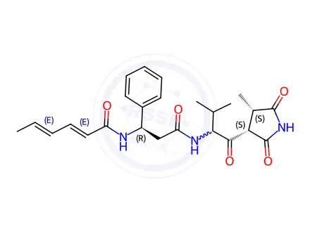 Chemical structure of Moiramide B