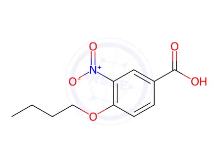 Chemical structure of 4-Butoxy-3-nitrobenzoicacid