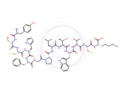 Chemical structure of Erythropoietin Mimetic Peptide Sequence 20
