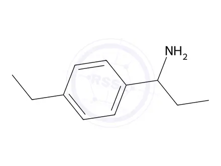 Chemical structure of 1-(4-Ethylphenyl)propan-1-amine