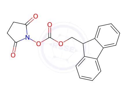 Chemical structure of Fmoc-Osu