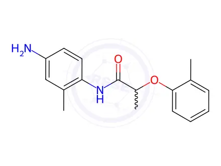 Chemical structure of N-(4-Amino-2-methylphenyl)-2-(2-methylphenoxy)-propanamide